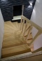 Забежная лестница Открытая «С поворотом на 180°»